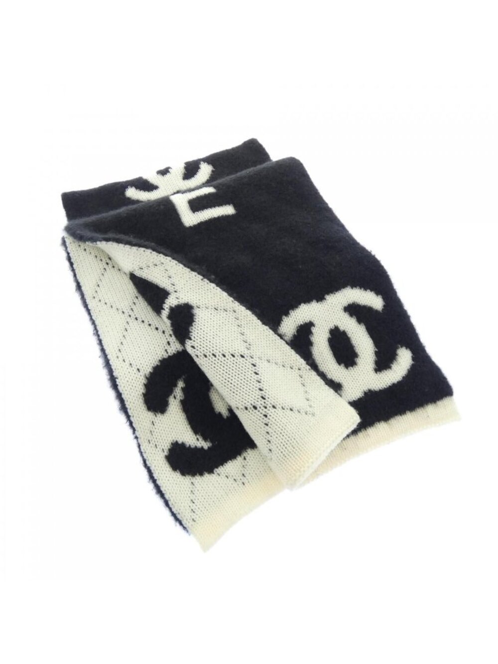 Chanel Scarf Black